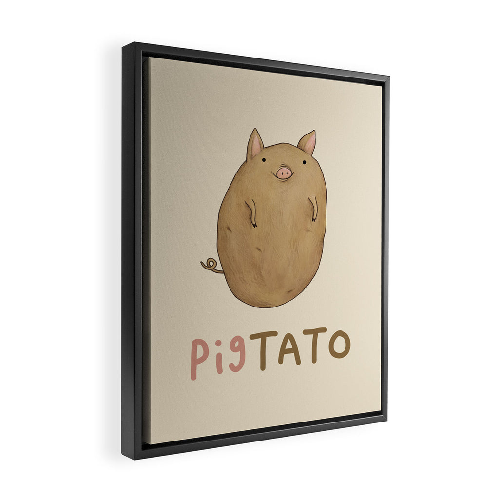Pigtato Framed Canvas Print Gallery Image 2