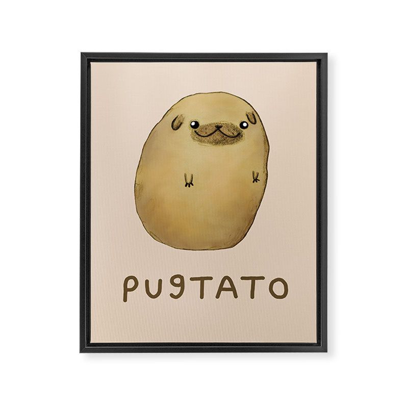 Pugtato Framed Canvas Print Gallery Image 8