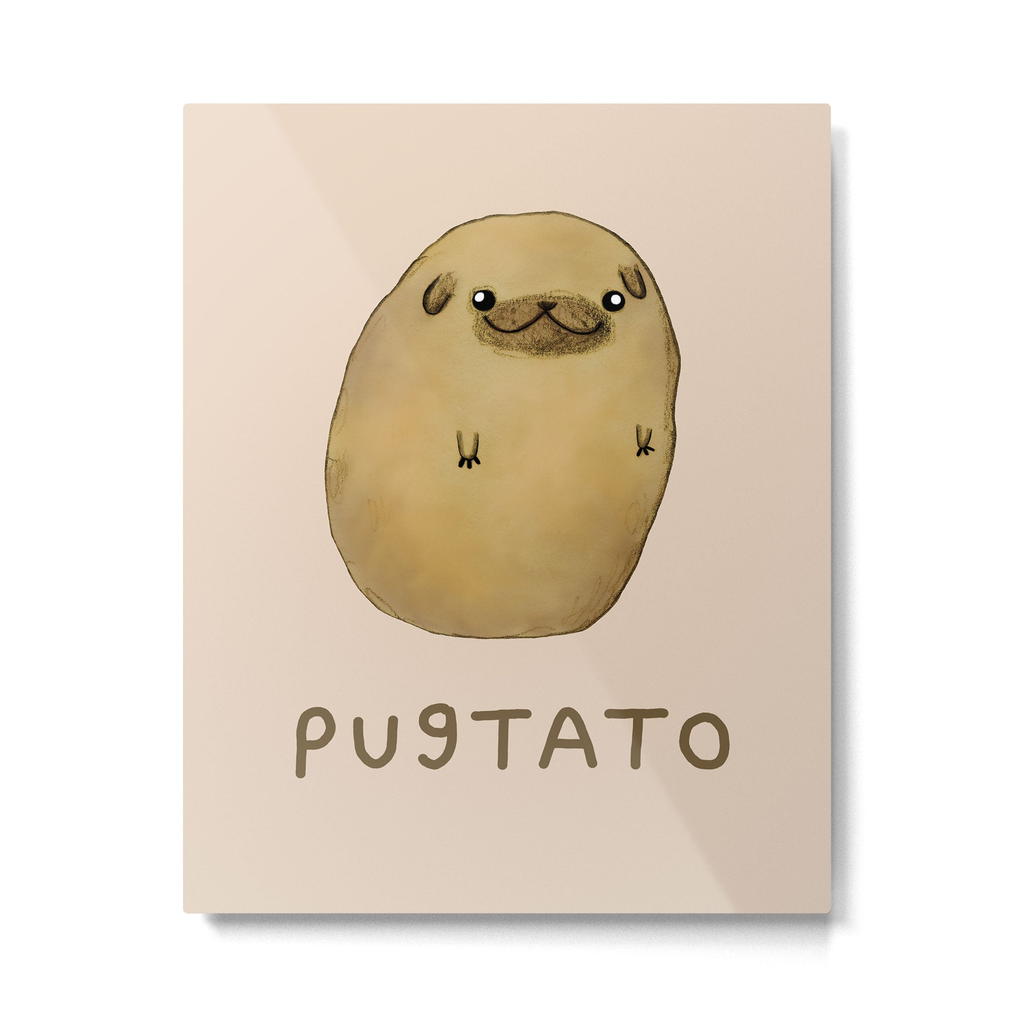 Pugtato Metal Print Gallery Image 6