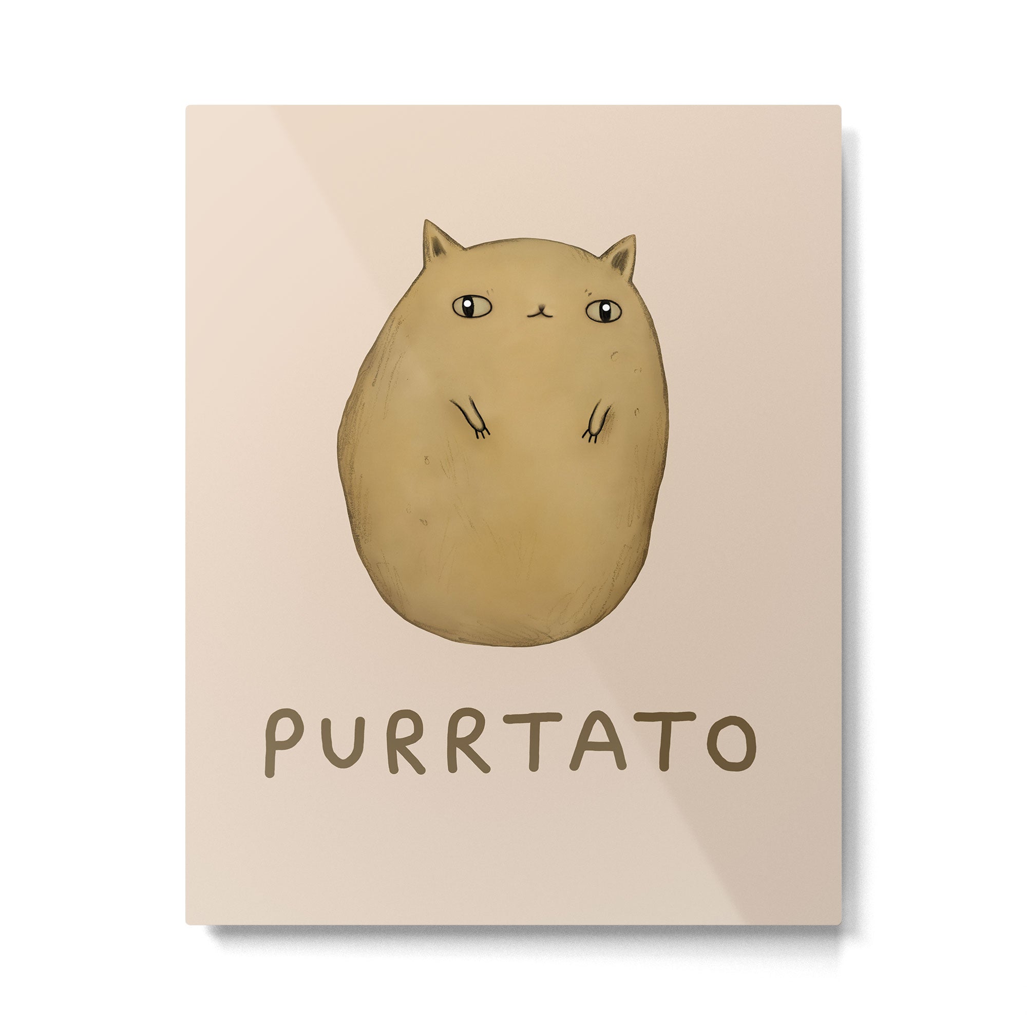 Purrtato Metal Print Gallery Image 6