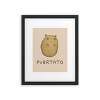 Purrtato Framed Art Print Gallery Image 6
