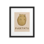Purrtato Framed Art Print Gallery Image 6