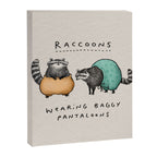 Raccoons Wearing Baggy Pantaloons Canvas Print Gallery Image 8