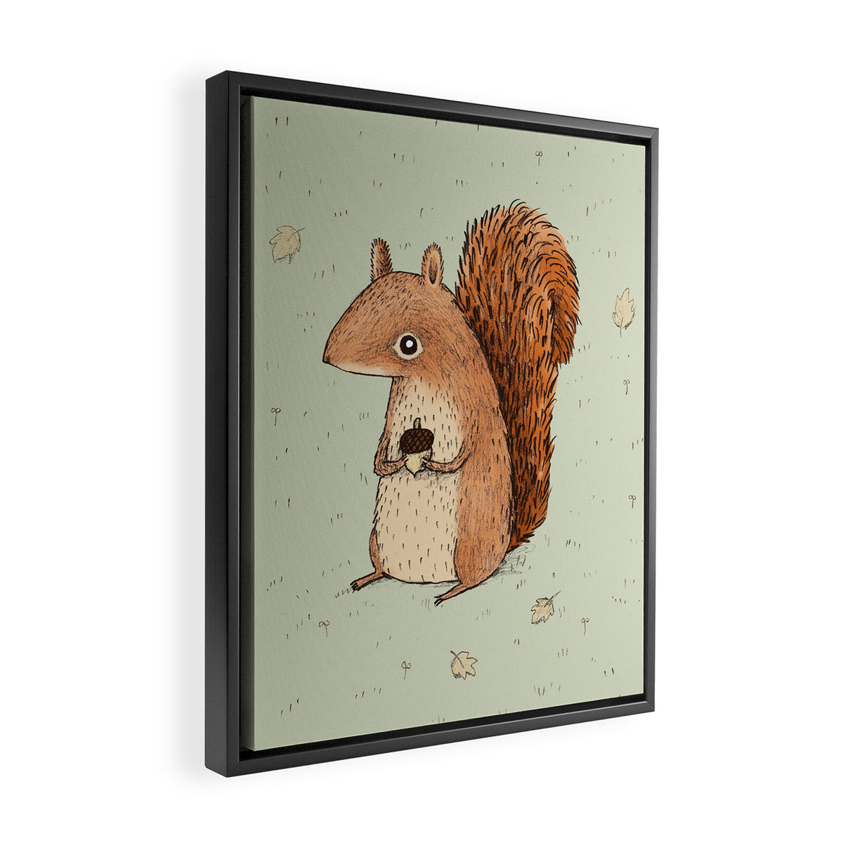 Sarah the Squirrel Framed Canvas Print Gallery Image 2