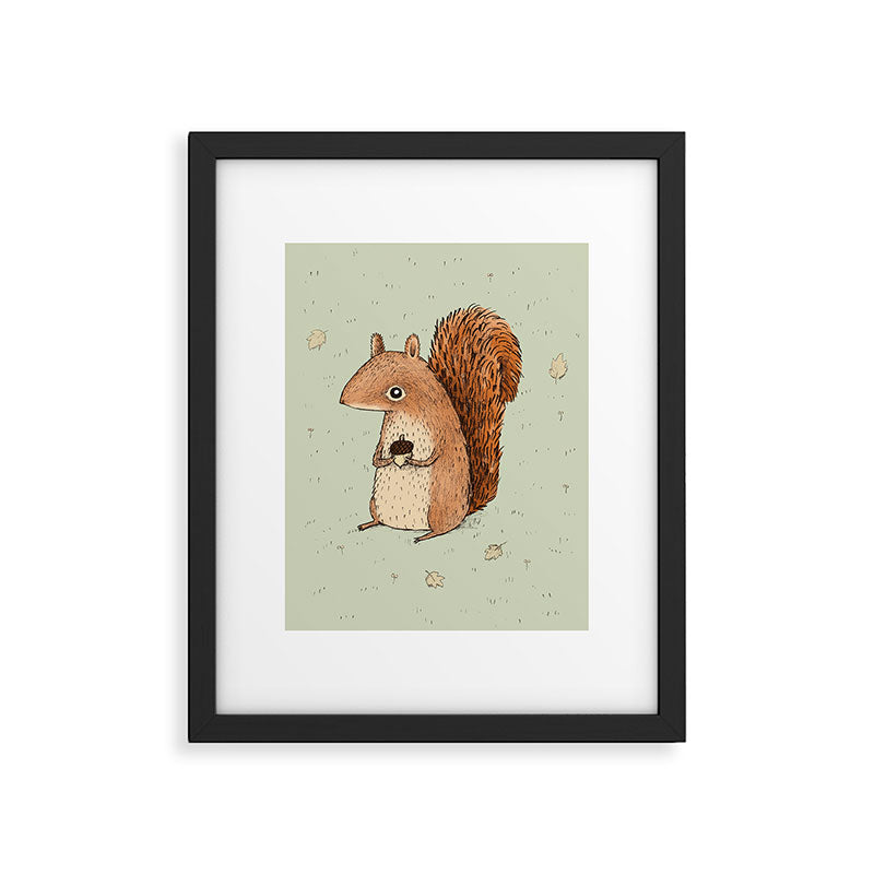 Sarah the Squirrel Framed Art Print Gallery Image 4