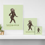 Sassquatch Canvas Print Gallery Image 3