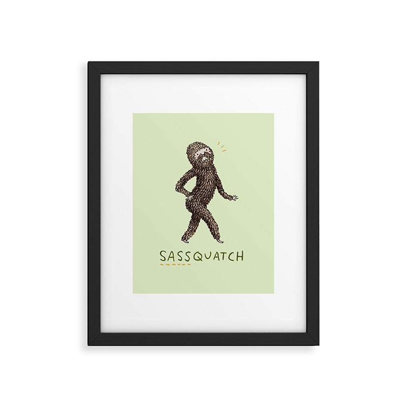 Sassquatch Framed Art Print Gallery Image 4