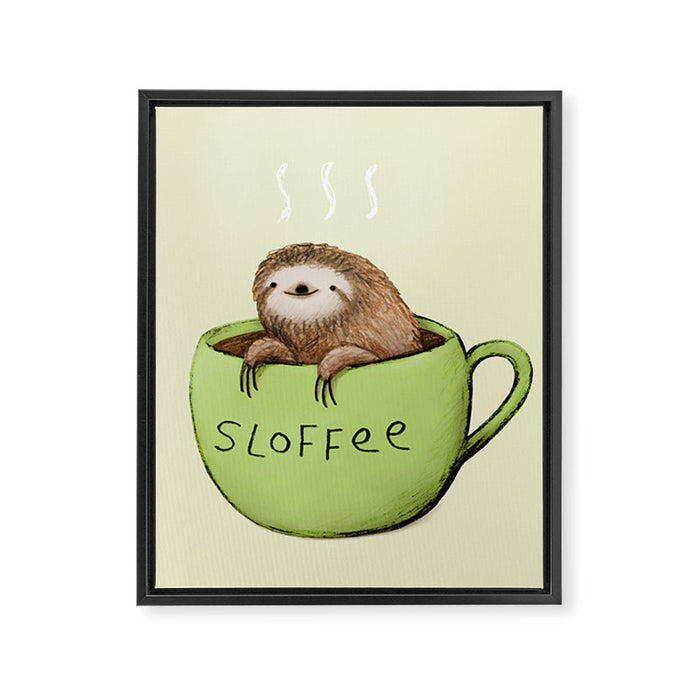 Sloffee Framed Canvas Print Gallery Image 1