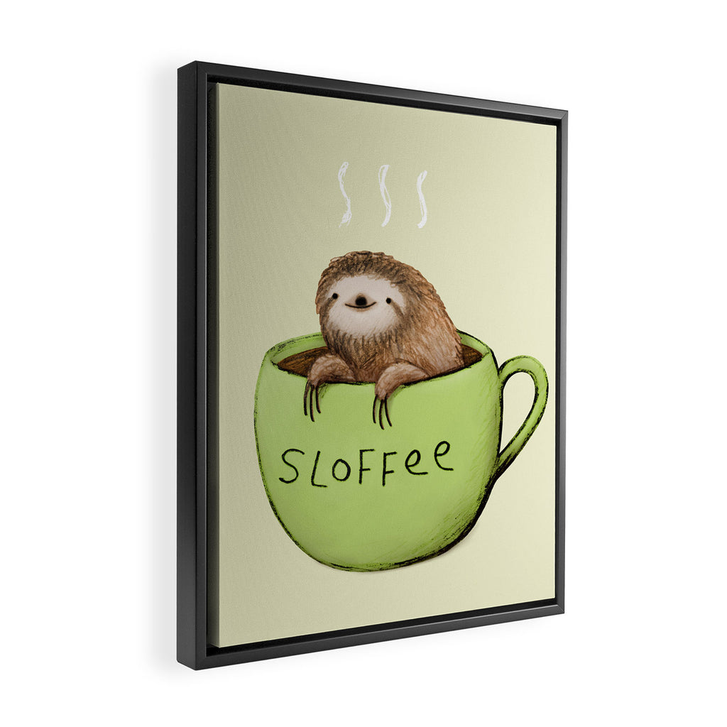 Sloffee Framed Canvas Print Gallery Image 2