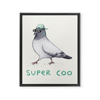 Super Coo Framed Canvas Print Gallery Image 8