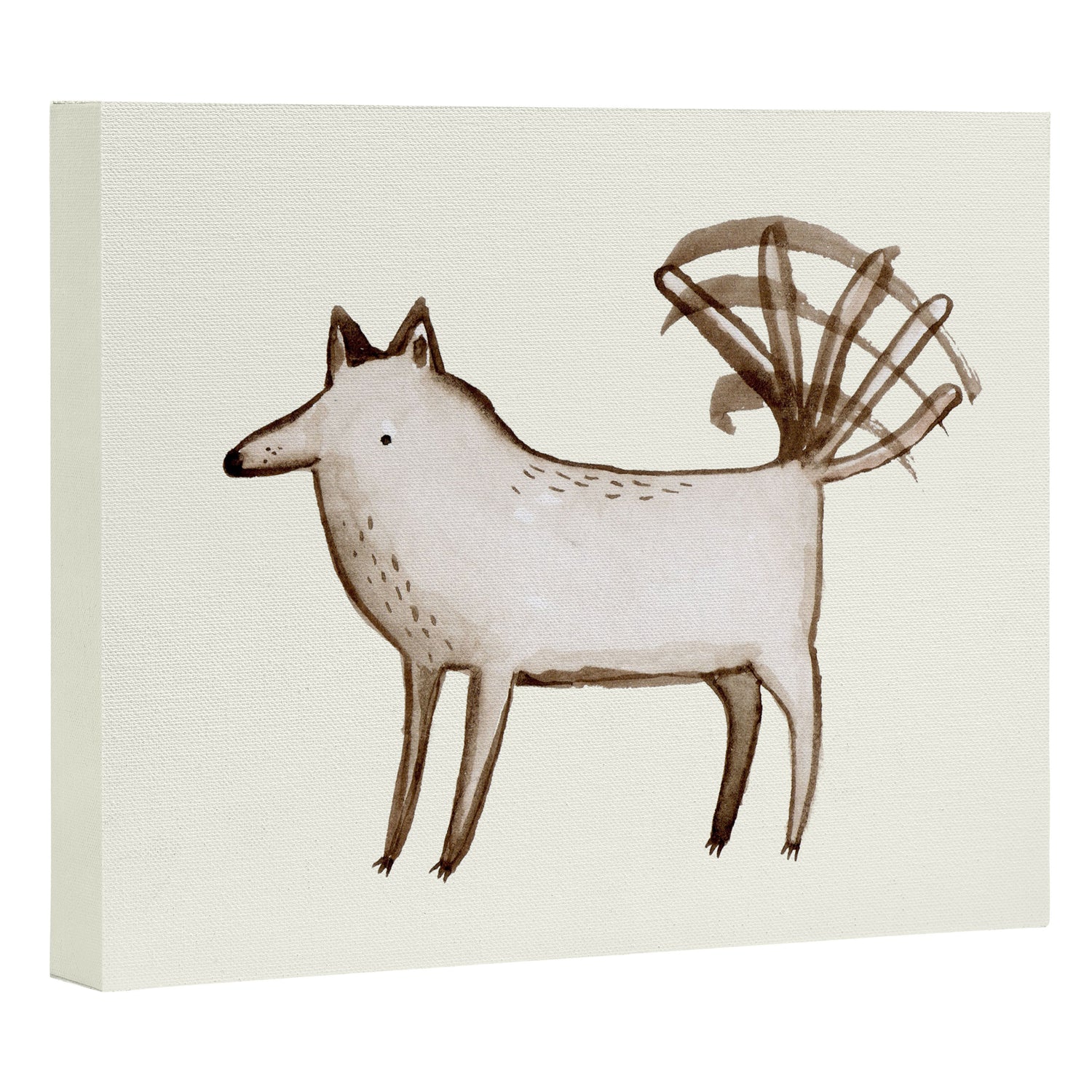 "I'm So Happy" - Dog Canvas Print Gallery Image 3