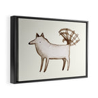 "I'm So Happy" - Dog Framed Canvas Print Gallery Image 2