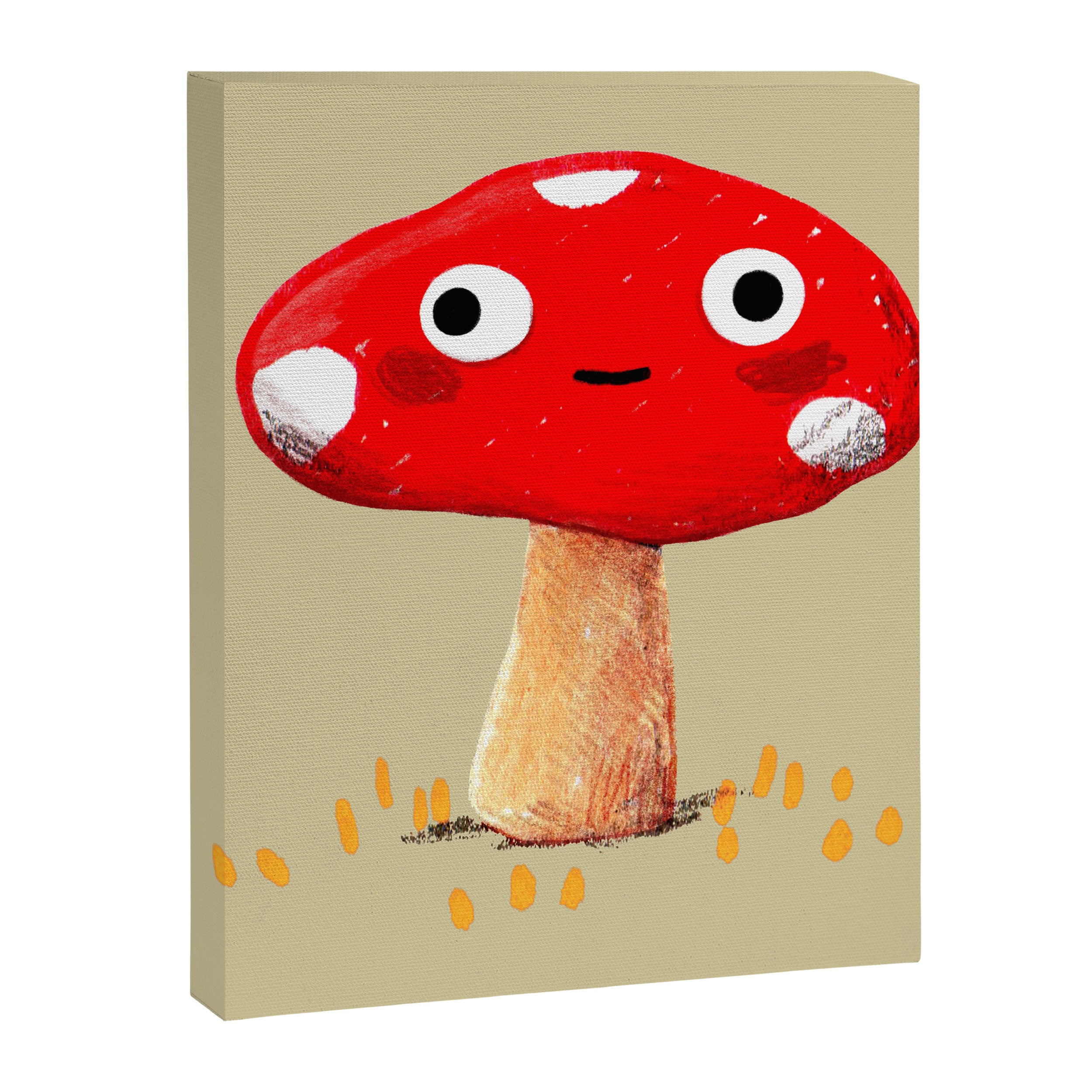 Wall-Eyed Mushroom Canvas Print Gallery Image 8