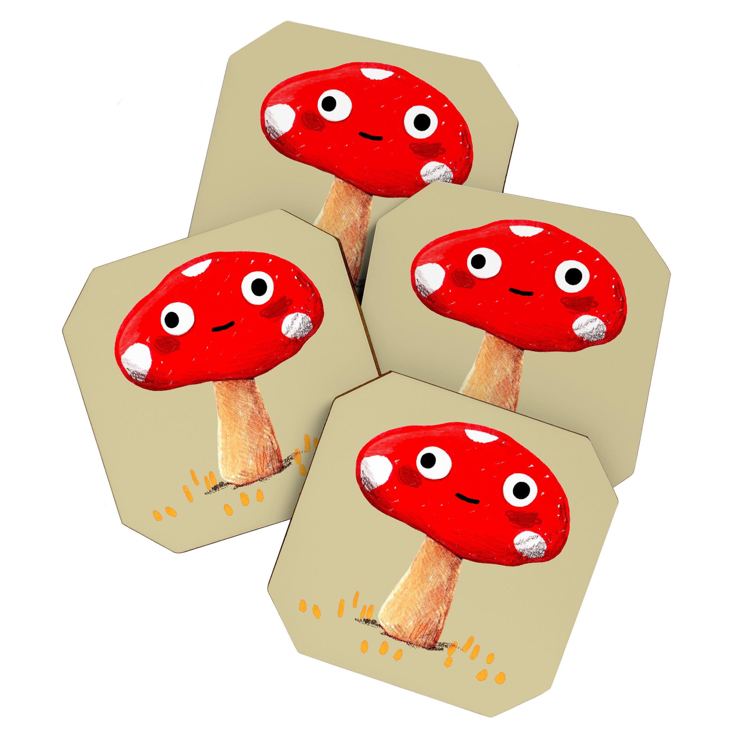 Wall-Eyed Mushroom Coaster Gallery Image 1