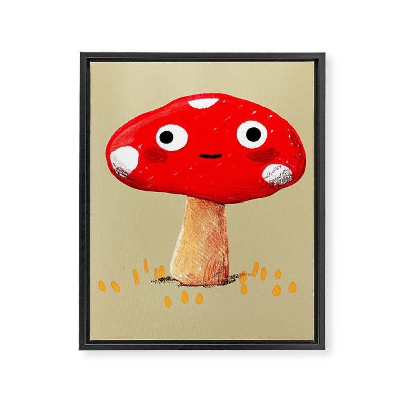 Wall-Eyed Mushroom Framed Canvas Print Gallery Image 8