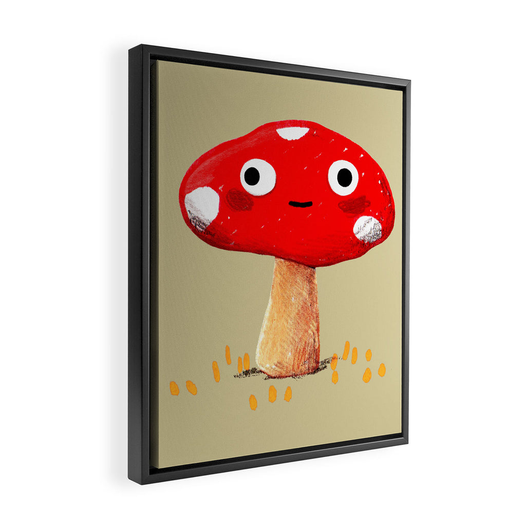 Wall-Eyed Mushroom Framed Canvas Print Gallery Image 2