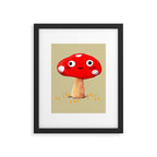 Wall-Eyed Mushroom Framed Art Print Gallery Image 6