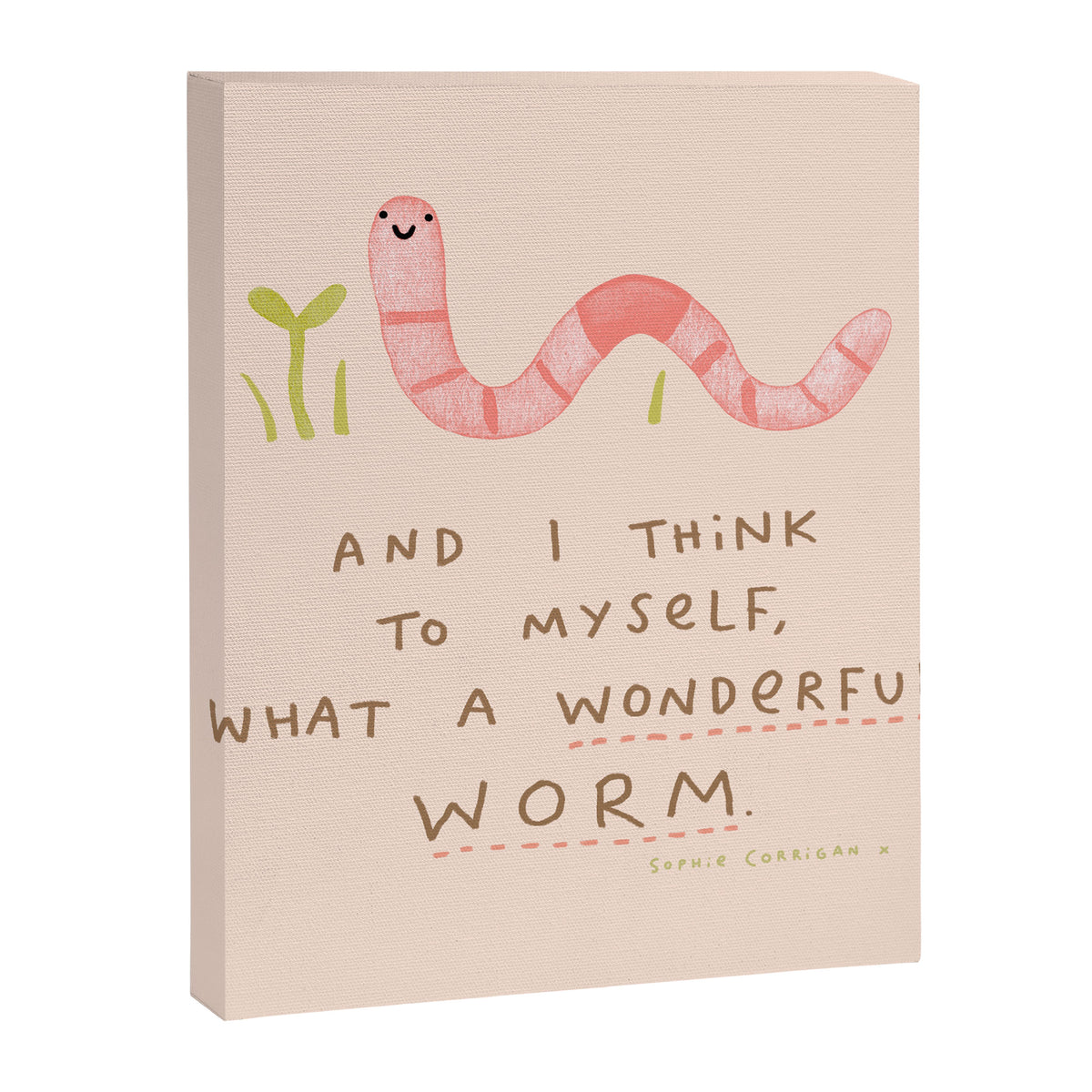Wonderful Worm Canvas Print Gallery Image 8