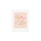 Wonderful Worm Art Print Gallery Image 1