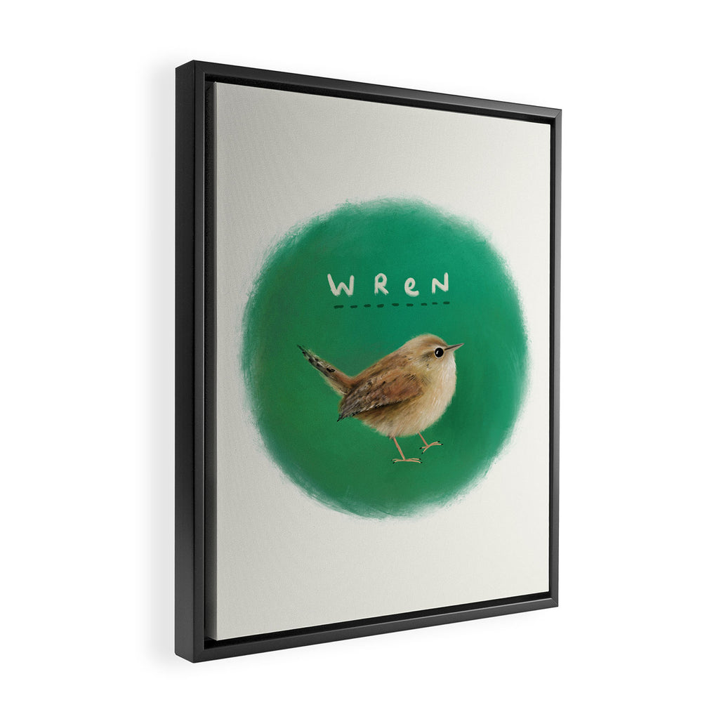 Wren Framed Canvas Print Gallery Image 2