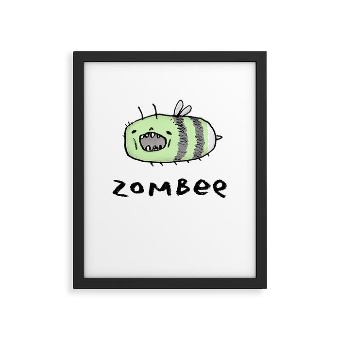 Zombee Framed Art Print Gallery Image 1