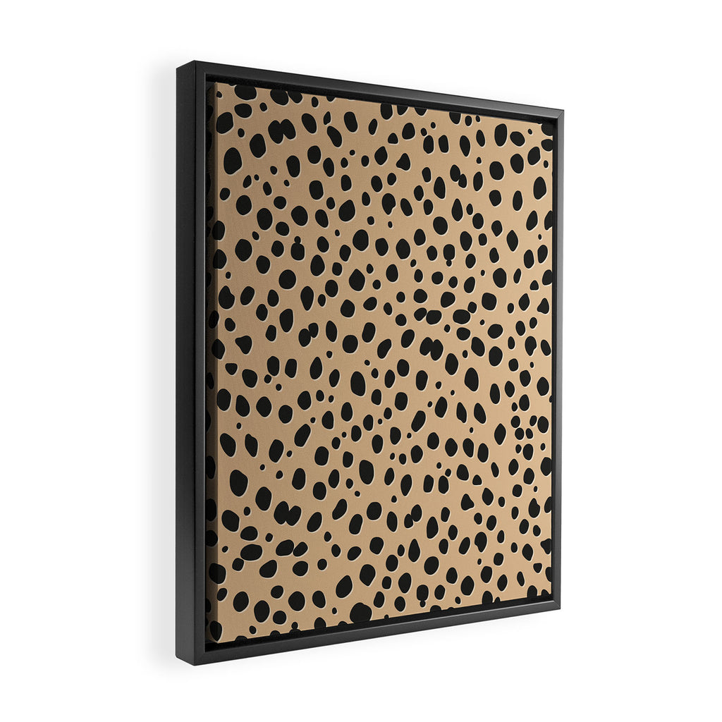 LEOPARD Framed Canvas Print Gallery Image 2