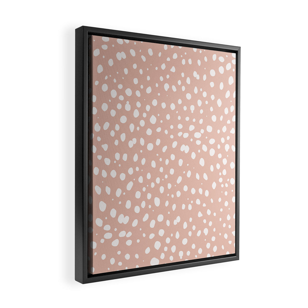 LEOPARD PINK Framed Canvas Print Gallery Image 2