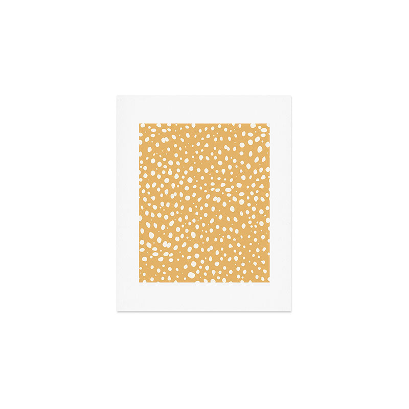 LEOPARD YELLOW Art Print Gallery Image 1