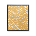 LEOPARD YELLOW Framed Canvas Print Gallery Image 6