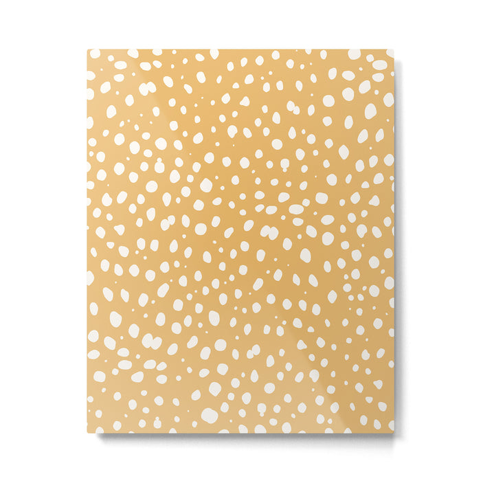 LEOPARD YELLOW Metal Print Gallery Image 1