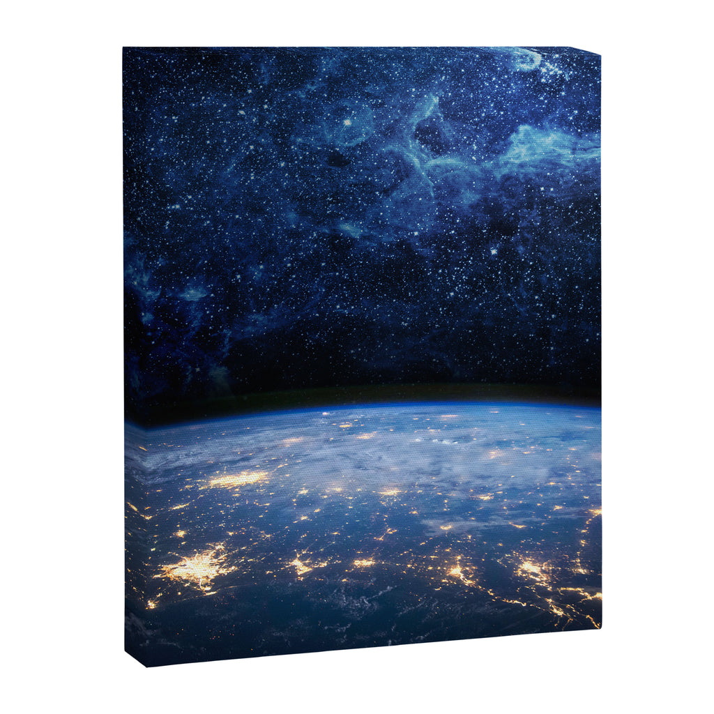 Earth and Galaxy Canvas Print Gallery Image 8
