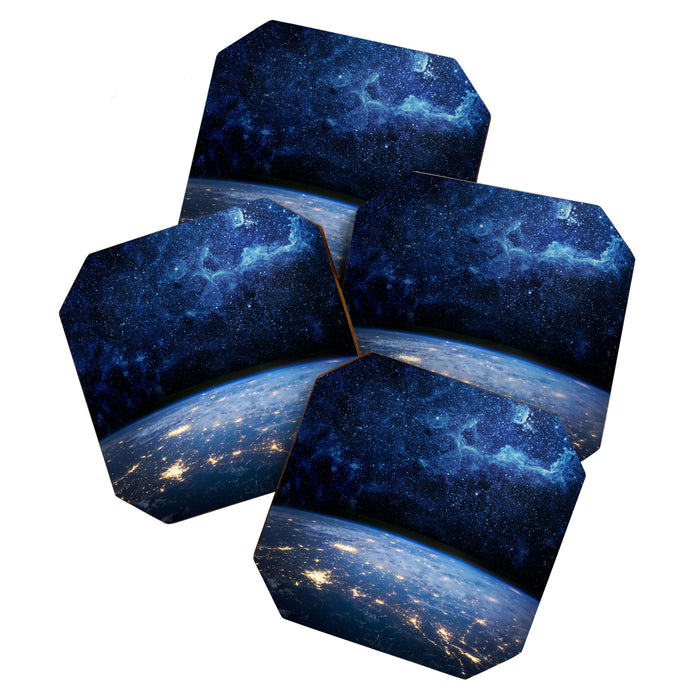 Earth and Galaxy Coaster Gallery Image 1