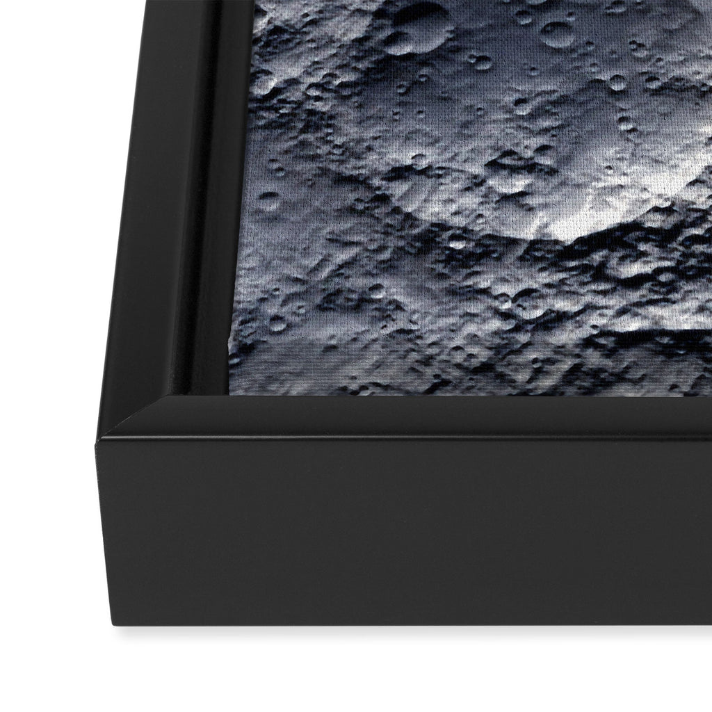 Moon Surface Framed Canvas Print Gallery Image 3