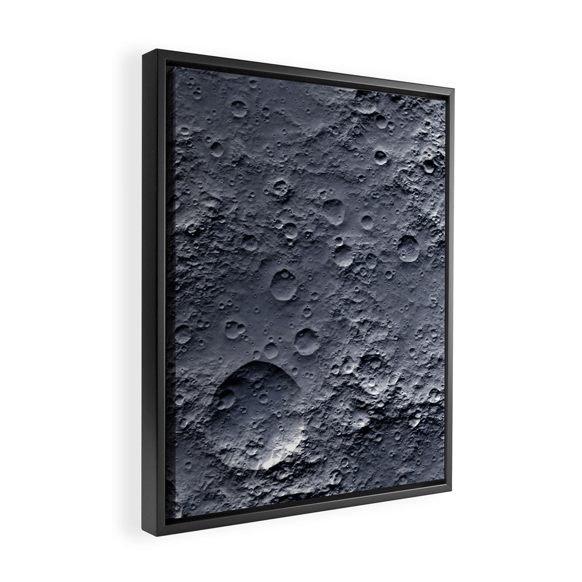 Moon Surface Framed Canvas Print Gallery Image 2