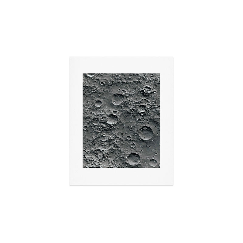 Moon Surface Art Print Gallery Image 1