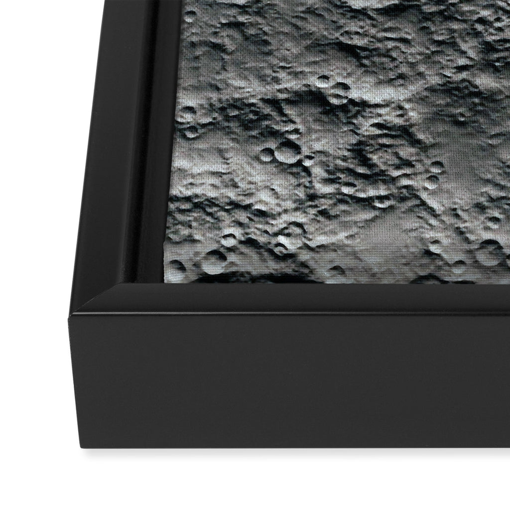 Moon Surface Framed Canvas Print Gallery Image 3