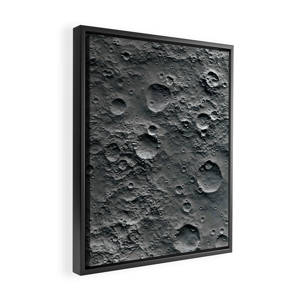 Moon Surface Framed Canvas Print Gallery Image 2