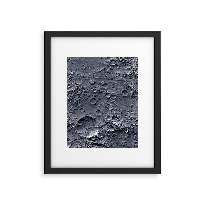 Moon Surface Framed Art Print Gallery Image 1