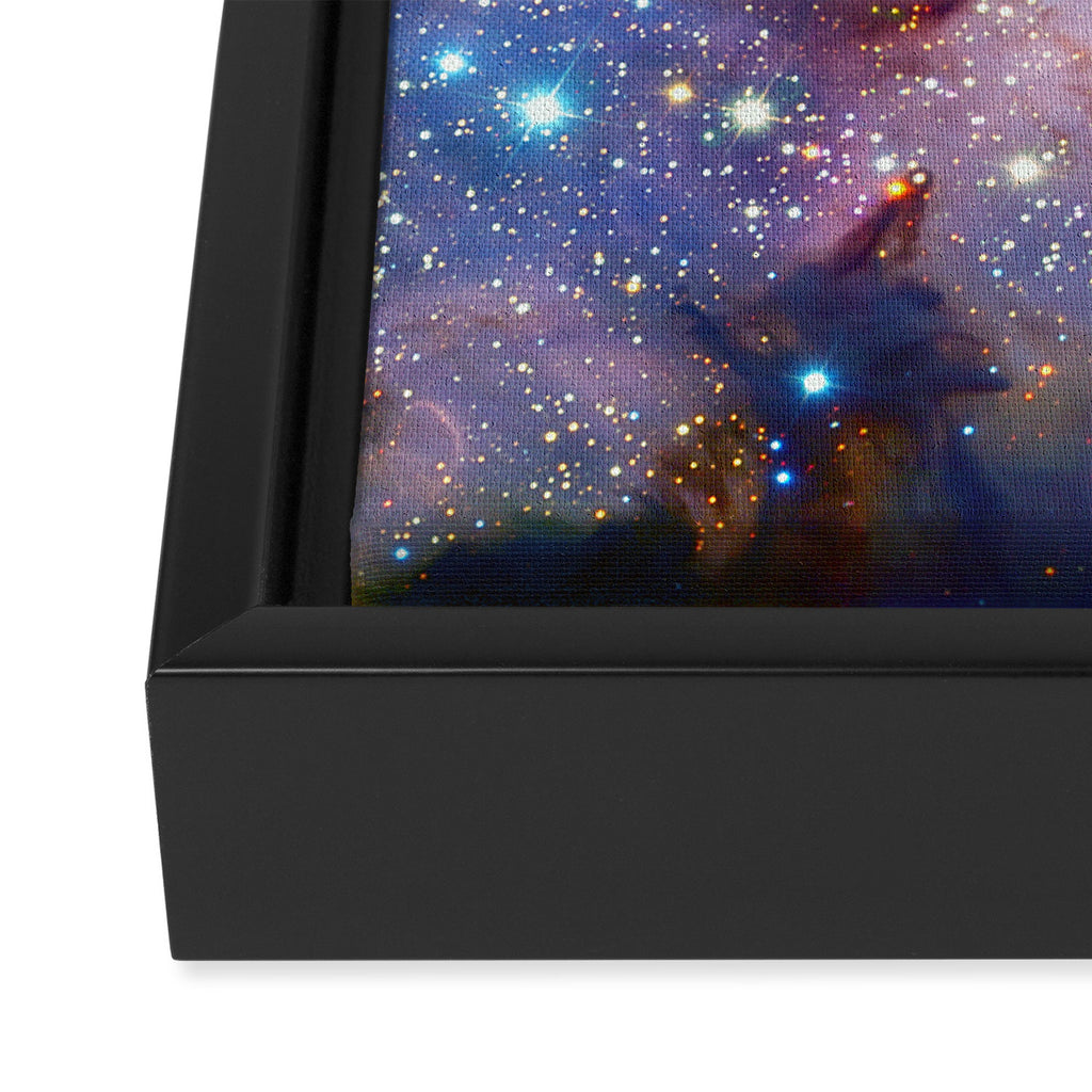 Space nebula Framed Canvas Print Gallery Image 3