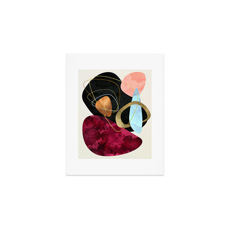 Abstract Pebbles II Art Print Gallery Image 1