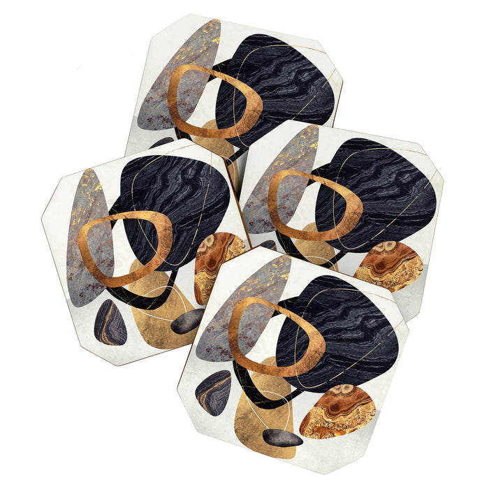 Abstract Pebbles III Coaster Gallery Image 1