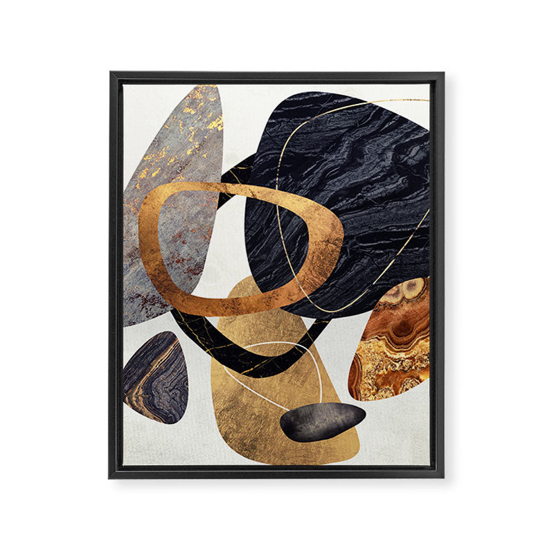 Abstract Pebbles III Framed Canvas Print Gallery Image 8