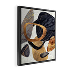 Abstract Pebbles III Framed Canvas Print Gallery Image 2