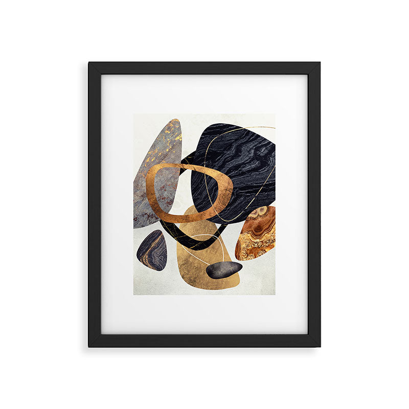 Abstract Pebbles III Framed Art Print Gallery Image 6