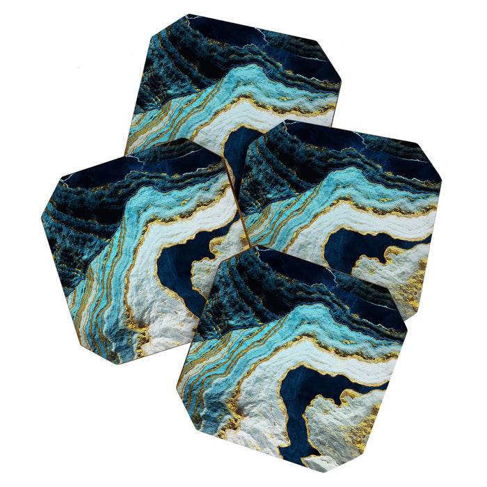 Aerial Ocean Abstract Coaster Gallery Image 1