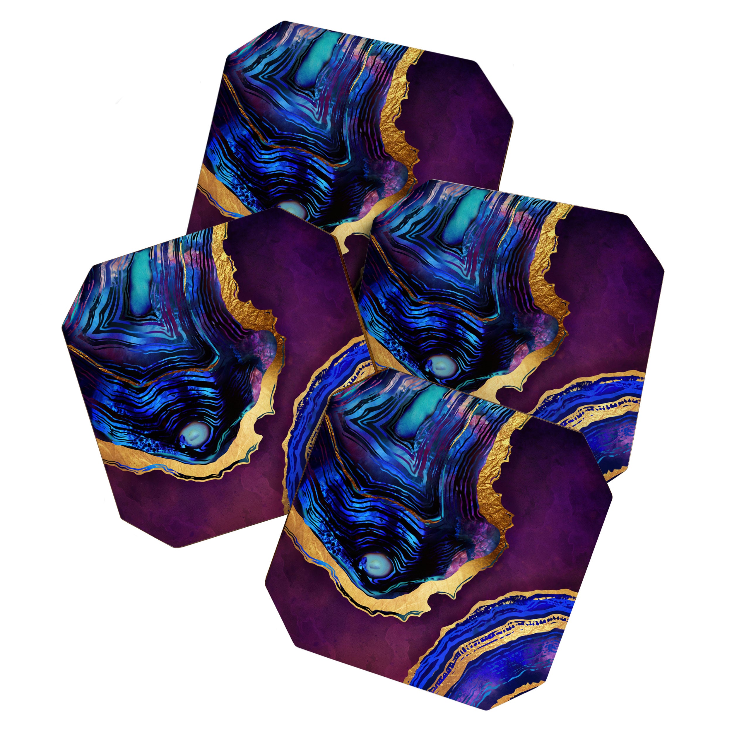 Agate Abstract Coaster Gallery Image 1