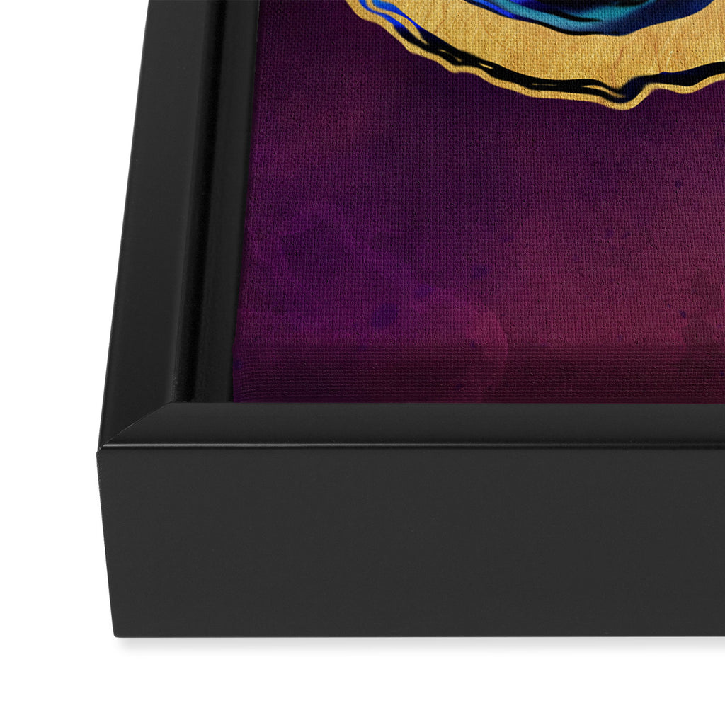Agate Abstract Framed Canvas Print Gallery Image 3