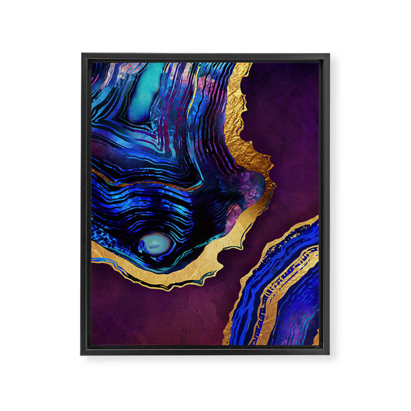Agate Abstract Framed Canvas Print Gallery Image 8