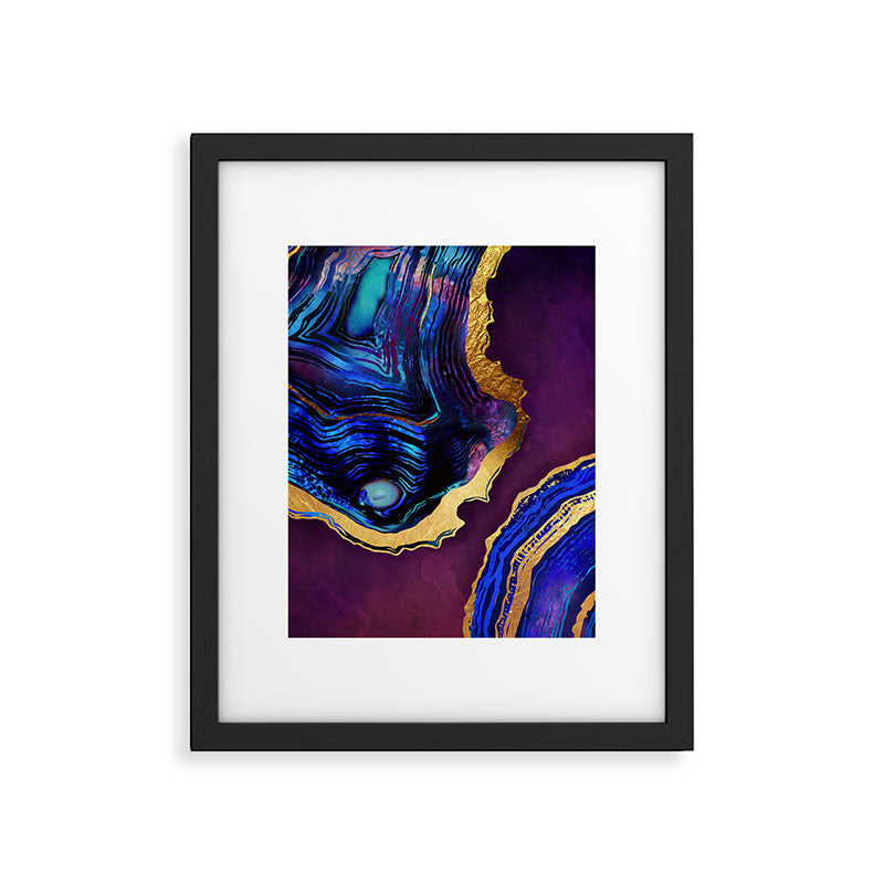 Agate Abstract Framed Art Print Gallery Image 6