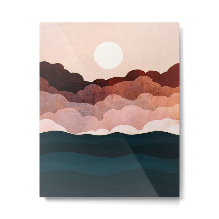 Amber Clouds Metal Print Gallery Image 1